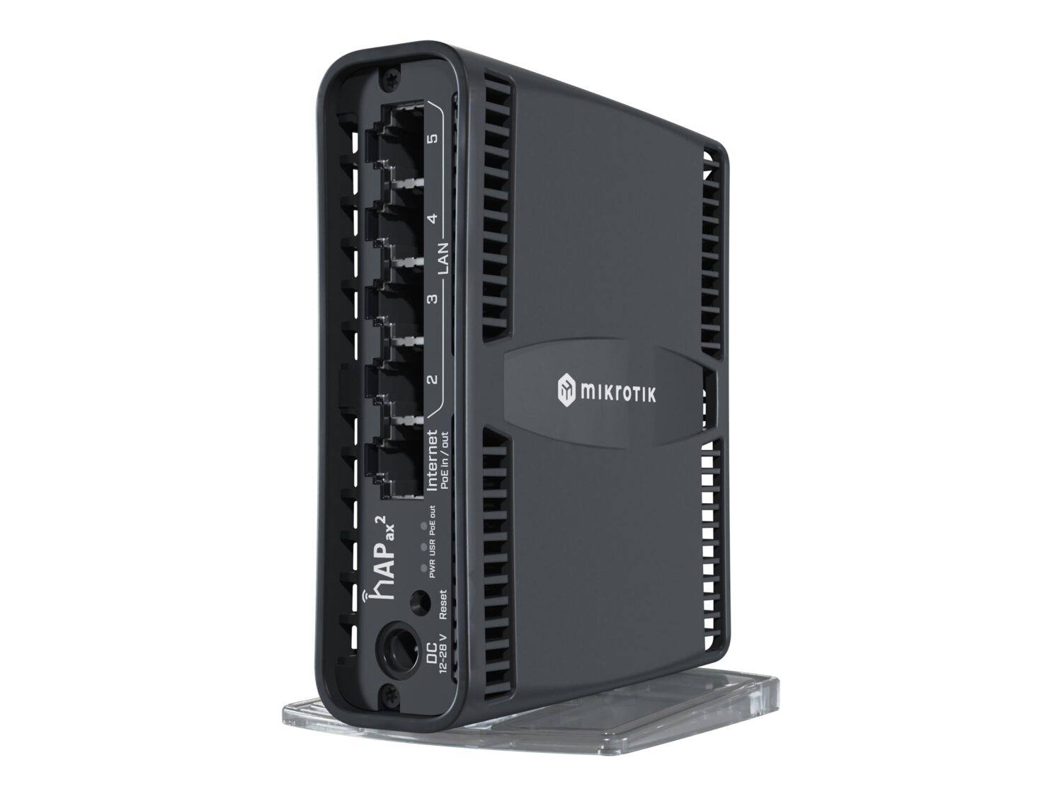 MikroTik C52iG-5HaxD2HaxD-TC - hAP ax² | hAP ax² | C52iG-5HaxD2HaxD-TC | 802.11ax | 1200 Mbit/s (5 GHz)/ 574 Mbit/s (2.4 GHz) Mbit/s | Ethernet LAN (RJ-45) ports 5 | No mobile broadband | 0