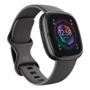 Sense 2 | Smart watch | NFC | GPS (satellite) | AMOLED | Touchscreen | Activity monitoring 24/7 | Waterproof | Bluetooth | Wi-Fi | Shadow Grey/Graphite