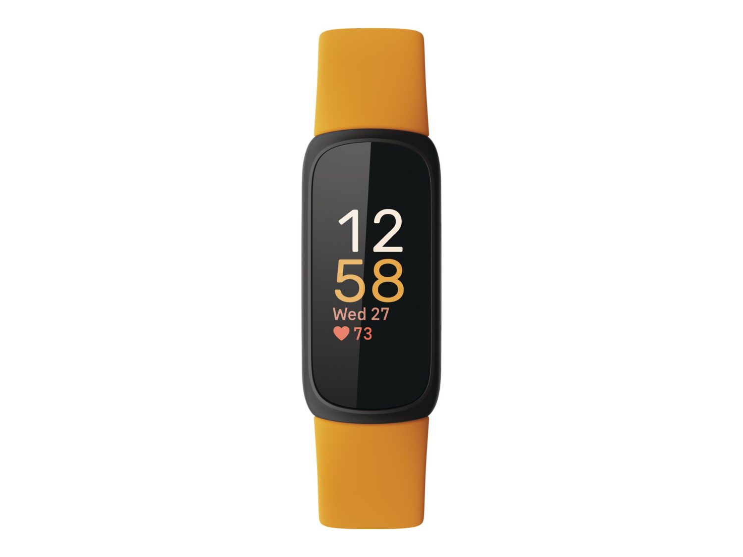 Fitbit | Fitness Tracker | Inspire 3 | Fitness tracker | Touchscreen | Heart rate monitor | Activity monitoring 24/7 | Waterproof | Bluetooth | Black/Morning Glow