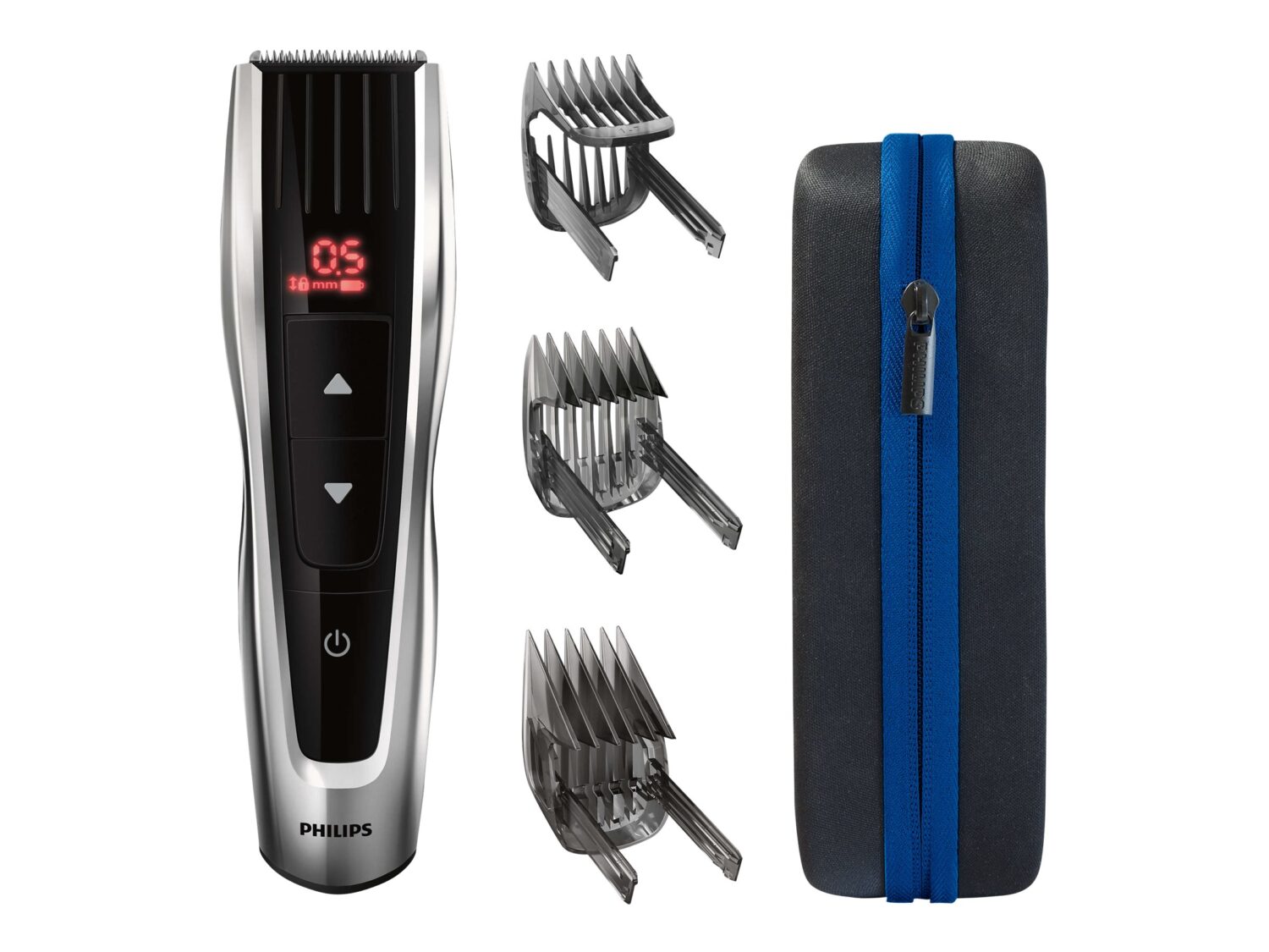 Philips | Hair clipper Series 9000 | HC9420/15 | Cordless or corded | Number of length steps 60 | Black/Silver