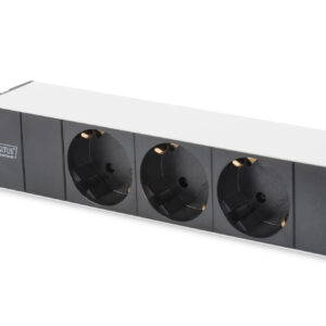 Digitus 10" Network Set, 6U cabinet, shelf, PDU, 8-port switch, CAT 6 patch panel, Grey | Digitus | Network Set | DN-10-SET-1