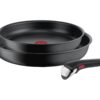 TEFAL | Frypan set | L7649253 Ingenio Ultimate | Frying | Diameter 24/28 cm | Suitable for induction hob | Removable handle | Black