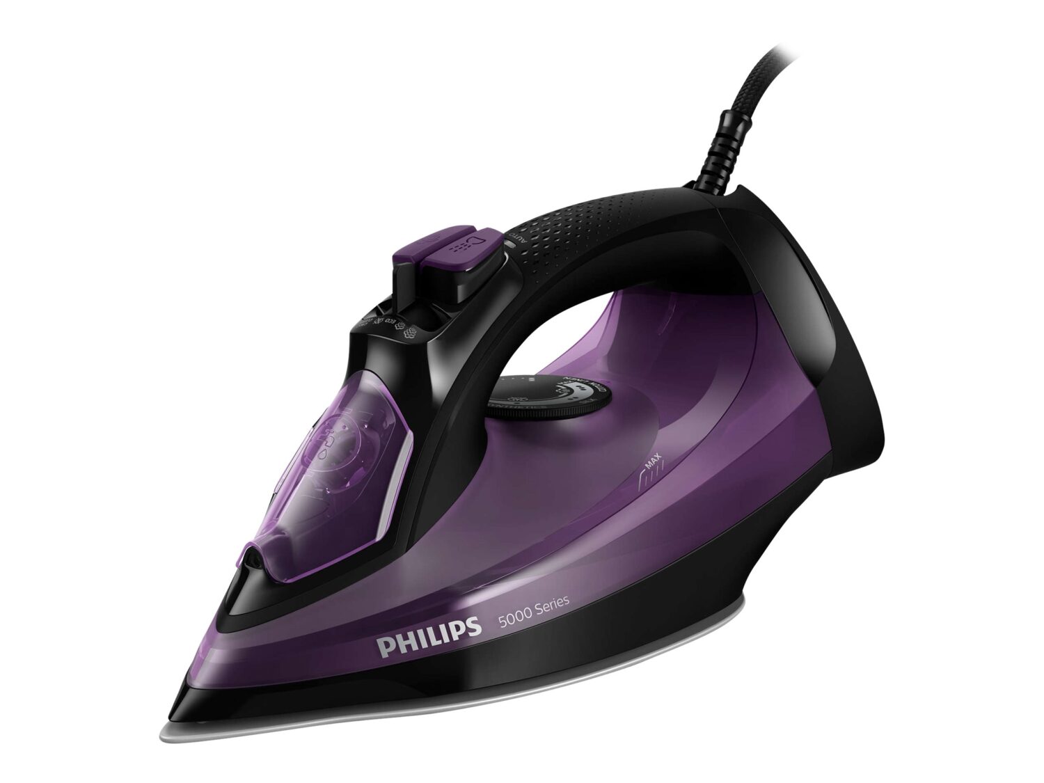 Philips | DST5030/80 | Steam Iron | 2400 W | Water tank capacity 320 ml | Continuous steam 45 g/min | Dark Purple