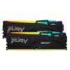 Kingston | Fury Beast RGB | 32 Kit (16GBx2) GB | DDR5 | 5600 MHz | PC/server | Registered No | ECC No