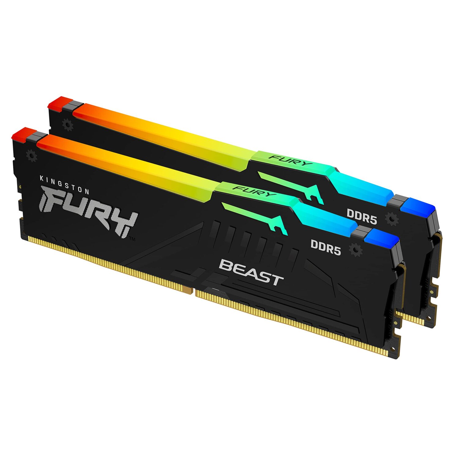 Kingston | Fury Beast RGB | 32 Kit (16GBx2) GB | DDR5 | 5200 MHz | PC/server | Registered No | ECC No