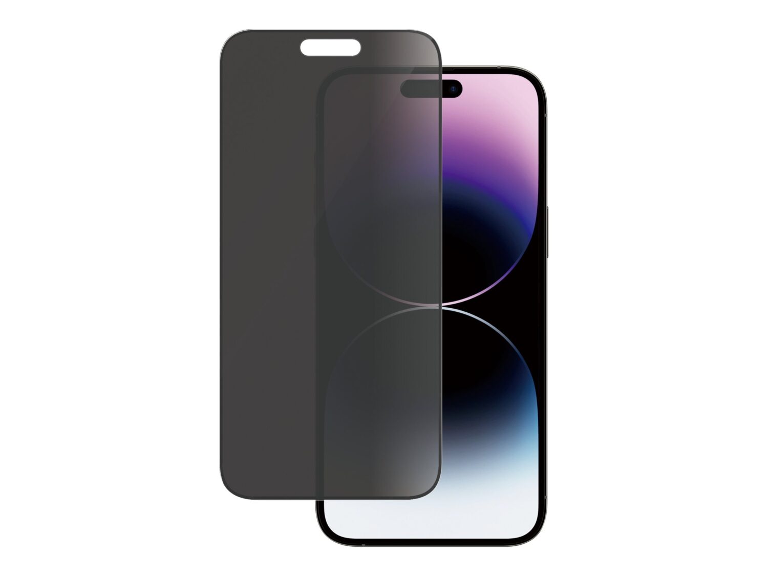 PanzerGlass | Screen protector | Apple | iPhone 14 Pro Max | Tempered glass | Black | Ultra-Wide Fit; Diamond strength; Fingerprint resistant, Privacy Filter