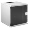 Digitus | 6U Wall Mounting Cabinet | DN-10-05U-1 | Grey | Safety class rating IP20; 200° door opening angle; Lockable safety-glass door; 254 mm (10") profile rails mounted on the front side inside of the cabinet, galvanized; 254 mm (10") profile rails are adjustable in depth | 33.0 x 31.2 x 30.0 cm