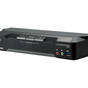 Aten | 2-Port 4K DisplayPort Dual Display Mini-Matrix Boundless KVM Switch | CM1942 | Warranty 24 month(s)
