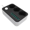10 A | Power Socket :3 EU plugs/6USB Blac | CW-CHE36B | Black | 1.8 m