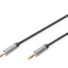 Digitus | AUX Audio Cable Stereo | DB-510110-018-S | 3.5 mm jack to 3.5 mm jack 3.5mm stereo plug | 3.5mm stereo plug