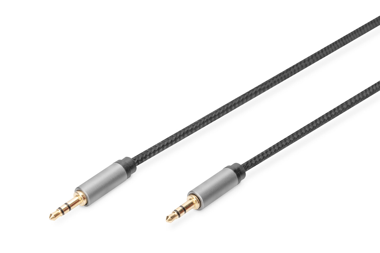 Digitus | AUX Audio Cable Stereo | DB-510110-018-S | 3.5 mm jack to 3.5 mm jack 3.5mm stereo plug | 3.5mm stereo plug