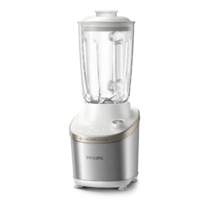 Philips | Atlantic High Speed Blender | HR3760/01 7000 Series | Tabletop | 1500 W | Jar material Glass | Jar capacity 2 L | Ice crushing | Metal/White