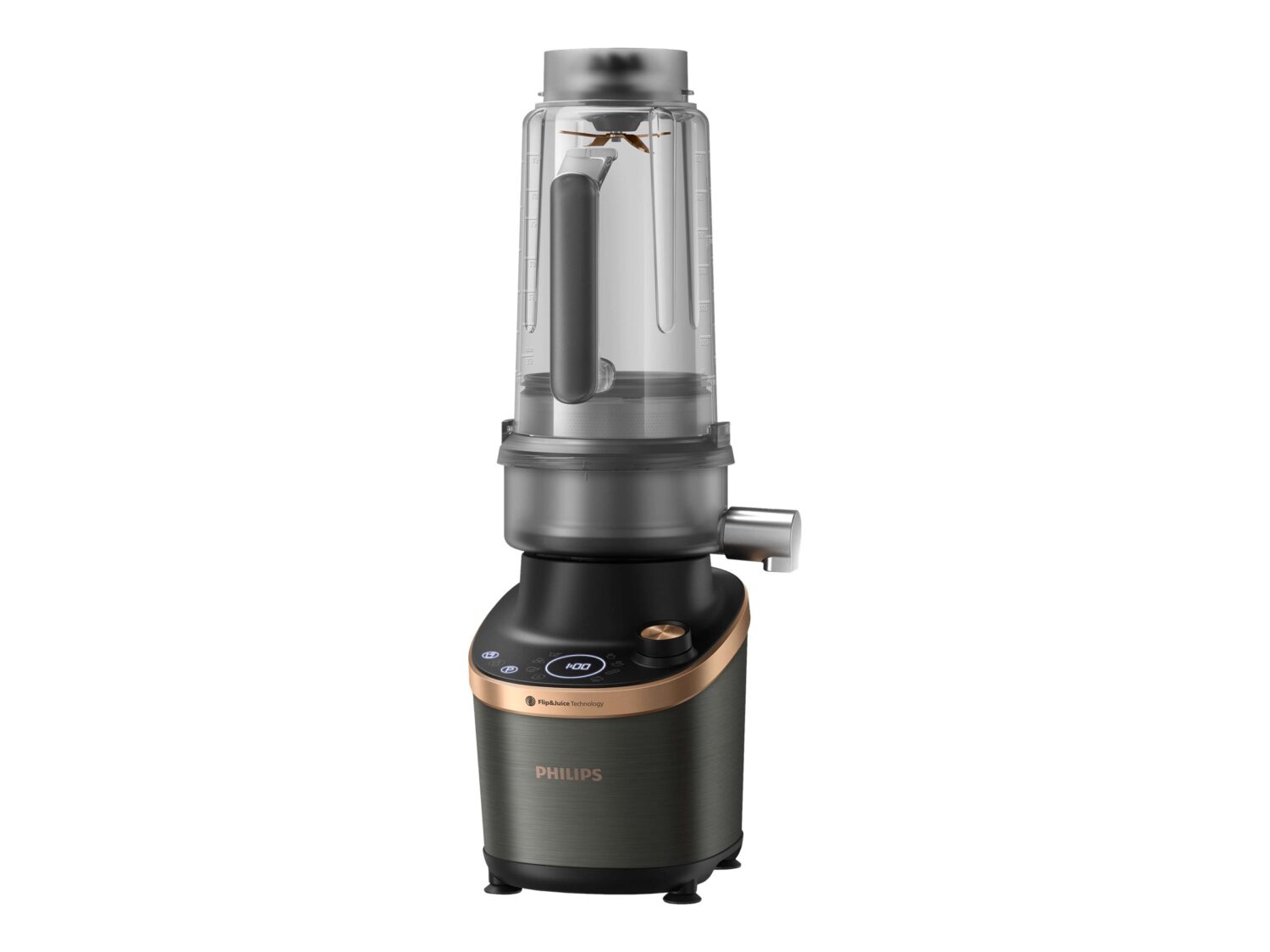 Philips | High Speed Blender with Juicing Function | HR3770/10 Flip&Juice | Tabletop | 1500 W | Jar material Tritan | Jar capacity 2 L | Ice crushing | Black