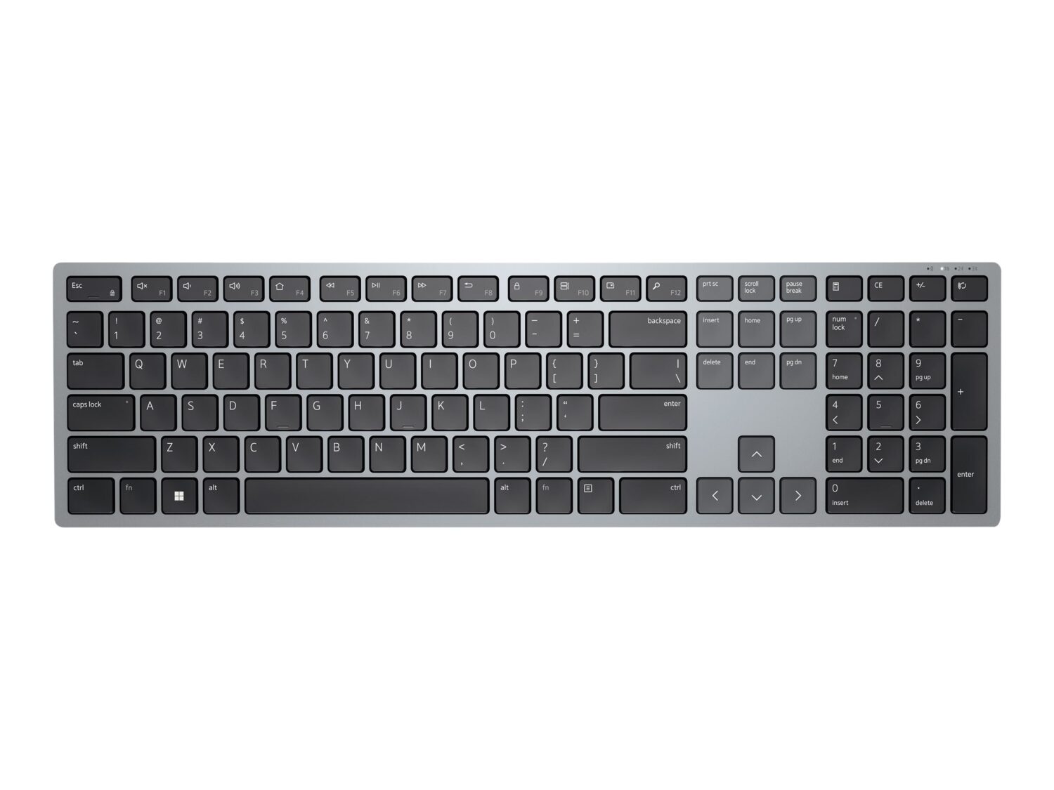 Dell | Keyboard | KB700 | Keyboard | Wireless | US | Titan Gray | 2.4 GHz, Bluetooth 5.0