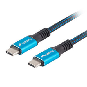 Lanberg | USB-C to USB-C Cable | Black/Blue | 0.5 m
