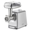 Caso | Meat Mincer | FW 2500 | Stainless Steel | 2500 W | Number of speeds 2 | Throughput (kg/min) 2.5 | 3 stainless steel cutting plates (3 mm, 5 mm and 8 mm), Sausage filler, Cookie attachment with 4 moulds, Stuffer