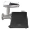 Caso | Meat Mincer | FW 2500 | Black | 2500 W | Number of speeds 2 | Throughput (kg/min) 2.5 | 3 stainless steel cutting plates (3 mm, 5 mm and 8 mm), Sausage filler, Cookie attachment with 4 moulds, Stuffer
