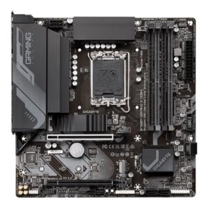 Gigabyte | B760M GAMING X DDR4 1.0 M/B | Processor family Intel | Processor socket  LGA1700 | DDR4 DIMM | Memory slots 4 | Supported hard disk drive interfaces 	SATA, M.2 | Number of SATA connectors 4 | Chipset Intel B760 Express | Micro ATX