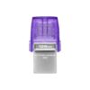 Kingston | DataTraveler | DT Micro Duo 3C | 128 GB | USB Type-C and Type-A | Purple
