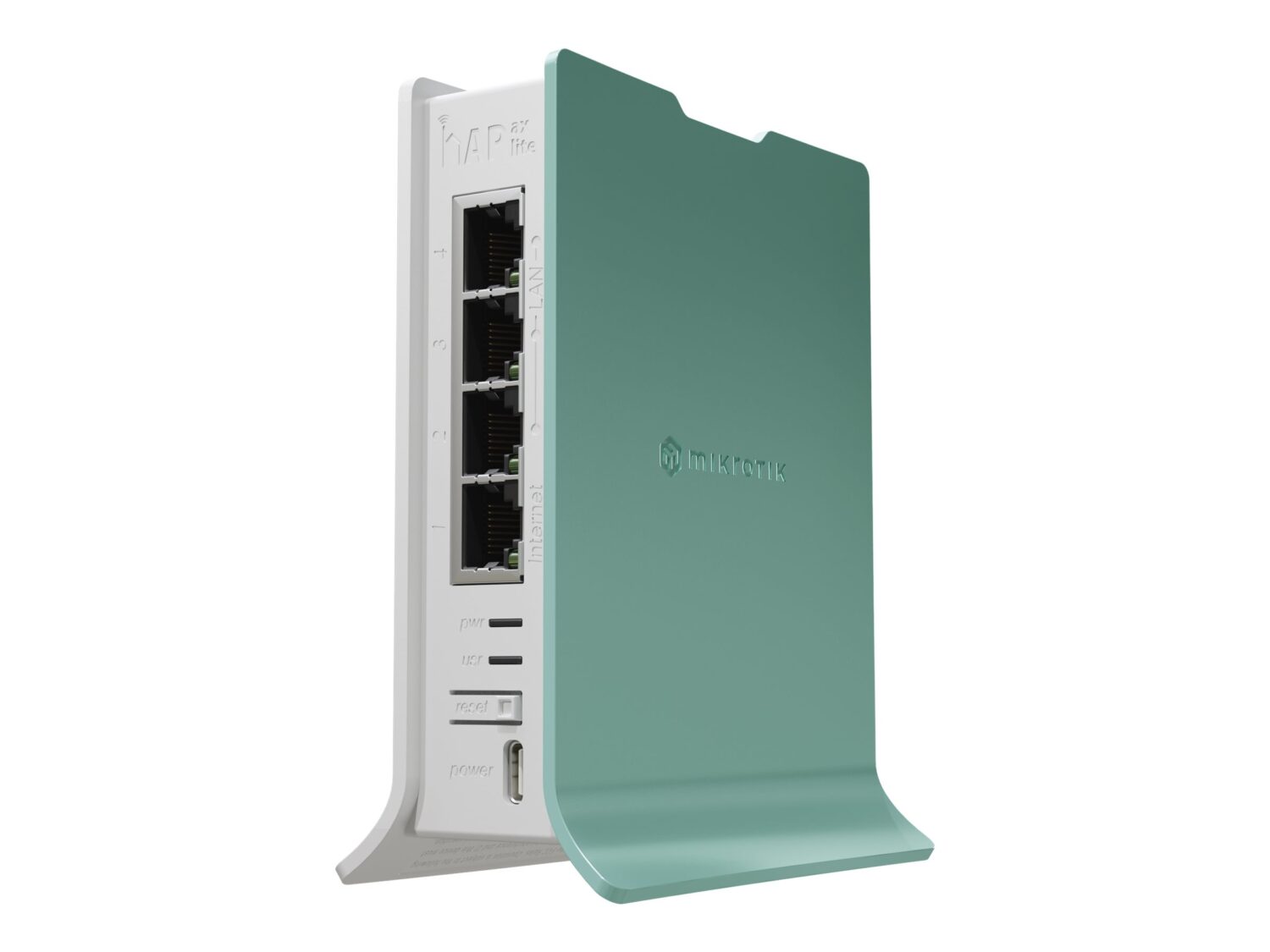 MikroTik hAP ax lite Router | hAP ax lite Router | L41G-2axD | 802.11ax | 574 Mbit/s | Ethernet LAN (RJ-45) ports 4 | Mesh Support No | MU-MiMO No | No mobile broadband | Antenna type Internal