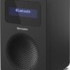 Sharp DR-430(BK) Digital Radio, FM/DAB/DAB+, Bluetooth 5.0, Midnight Black | Sharp | Digital Radio | DR-430(BK) | Bluetooth | Midnight Black