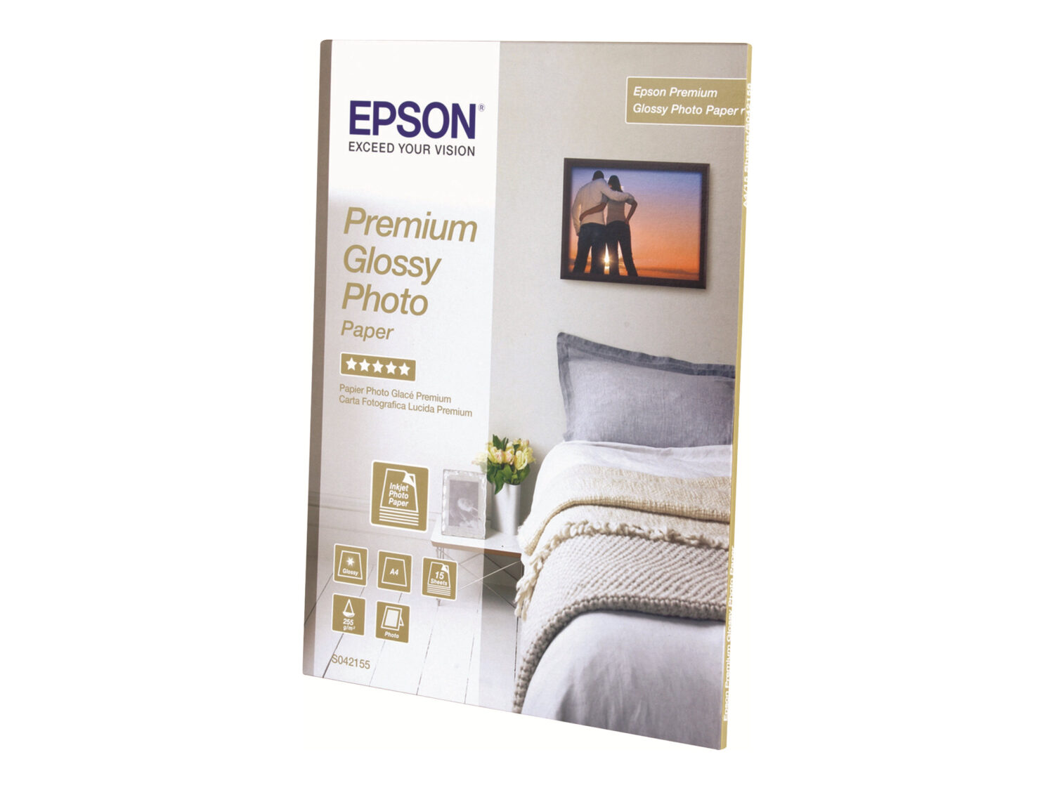 Epson Premium Glossy Photo Paper, DIN A2, 255g/m2, 25 Sheets