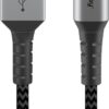 Goobay | USB-C to USB-A Textile Cable with Metal Plugs | 49296 | USB-C to USB-A