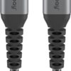 Goobay | USB-C  to USB-C  Textile Cable with Metal Plugs | 49302 | USB-C to USB-C USB-C male | USB-C male