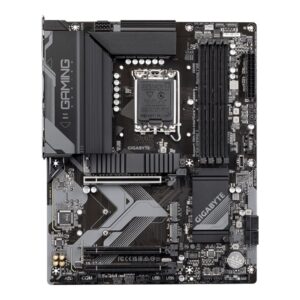 Gigabyte | B760 GAMING X 1.0 M/B | Processor family Intel | Processor socket  LGA1700 | DDR5 DIMM | Memory slots 4 | Supported hard disk drive interfaces 	SATA, M.2 | Number of SATA connectors 4 | Chipset Intel B760 Express | ATX