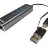 D-Link | USB-C/USB to Gigabit Ethernet Adapter with 3 USB 3.0 Ports | DUB-2332