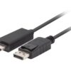 Lanberg | DisplayPort to HDMI Cable | CA-DPHD-11CC-0018-BK | DisplayPort Male | HDMI Male | DP to HDMI | 1.8 m