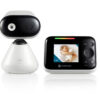 Motorola | Video Baby Monitor | PIP1200 2.8" | 2.8" diagonal color screen; 2.4GHz FHSS wireless technology for in-home viewing; Digital zoom; Secure and private connection; LED sound level indicator; Two-way talk; Room temperature monitoring; Infrared night vision; High sensitivity microphone; Rechargeable parent unit; Wall Mount (using bracket provided) | White/Black