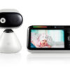 Motorola | Video Baby Monitor | PIP1500 5.0" | 5.0" color display with 480 x 272px resolution; 5.0" color display with 480 x 272px resolution; Digital zoom; Secure and private connection; LED sound level indicator; Two-way talk; Room temperature monitoring; Infrared night vision; High sensitivity microphone; Rechargeable parent unit; 5 x Soothing lullabies; Wall Mount (using bracket provided) | White/Black