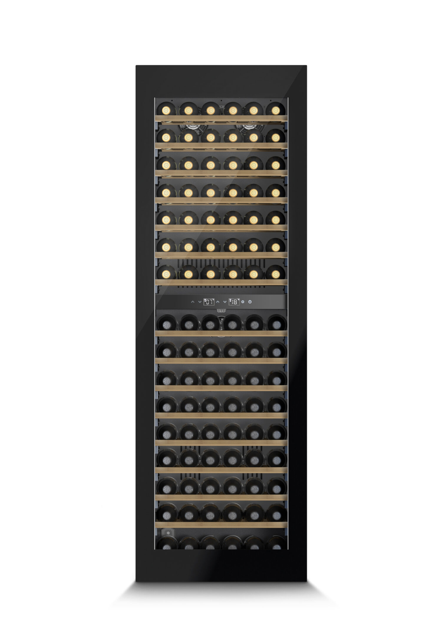 Caso | Wine Cooler | WineDeluxe WD 96 | Energy efficiency class G | Built-in | Bottles capacity 96 | Black