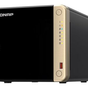 QNAP | 4-Bay desktop NAS | TS-464-8G | Intel Celeron | N5095 4-core | Processor frequency 2.9 GHz | 8 GB