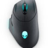 Dell | Gaming Mouse | AW620M | Wired/Wireless | Alienware Wireless Gaming Mouse | Dark Side of the Moon