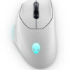 Dell | Gaming Mouse | AW620M | Wired/Wireless | Alienware Wireless Gaming Mouse | Lunar Light