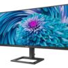 Philips | Monitor | 346E2LAE | 34 " | VA | WQHD | 21:9 | 100 Hz | 4 ms | 3440 x 1440 | 300 cd/m² | HDMI ports quantity 1