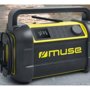 Muse | M-928 BTY | Jobsite Radio speaker | Waterproof | Bluetooth | Black/Yellow | Portable | Wireless connection