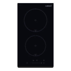 CATA | Hob | IB 302 BK/A | Induction | Number of burners/cooking zones 2 | Slider | Timer | Black