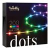 Twinkly | Dots Smart LED Lights 200 RGB (Multicolor), 10m, Transparent | RGB – 16M+ colors