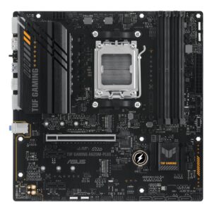 Asus | TUF GAMING A620M-PLUS | Processor family AMD | Processor socket AM5 | DDR5 DIMM | Memory slots 4 | Supported hard disk drive interfaces 	SATA, M.2 | Number of SATA connectors 4 | Chipset  AMD A620 | Micro-ATX