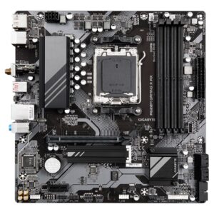 Gigabyte | A620M GAMING X AX 1.0 M/B | Processor family AMD | Processor socket AM5 | DDR5 DIMM | Memory slots 4 | Supported hard disk drive interfaces SATA, M.2 | Number of SATA connectors 4 | Chipset AMD A620 | Micro ATX