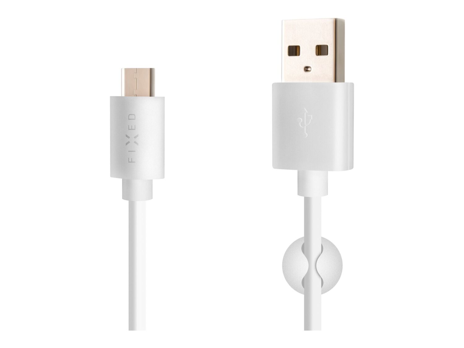 Fixed | Data And Charging Cable With USB/USB-C Connectors | White