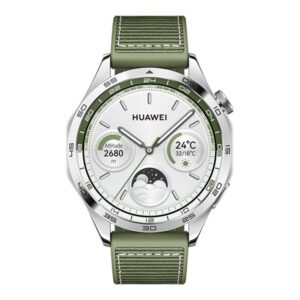 GT 4 | Smart watch | GPS (satellite) | AMOLED | 46mm | Waterproof | Green Woven