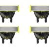 Philips | Replaceable Blade (4 pcs) | OneBlade QP440/50 | Black/Green