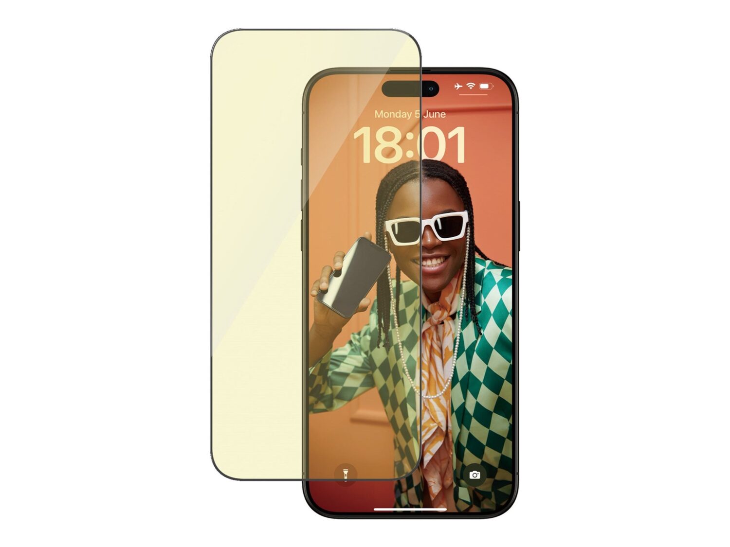 PanzerGlass | Screen protector | Apple | iPhone 15 Pro Max | Glass | Clear | Ultra-Wide Fit; Easy installation; Fingerprint resistant; Anti-blue light; Anti-reflective; Anti-yellowing | Eyecare