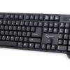 Gembird | Wireless Desktop Set | KBS-W-01_LT | Keyboard and Mouse Set | Wireless | Mouse included | US/LT | Black | Numeric keypad