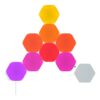 Nanoleaf|Shapes Black Hexagons Starter Kit (9 panels)|42 W|WiFi