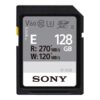 Sony | UHS-II SDXC Memory Card | SF-E | 128 GB | SDXC | Flash memory class 10, U3, V60